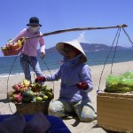 Fruit on the beach